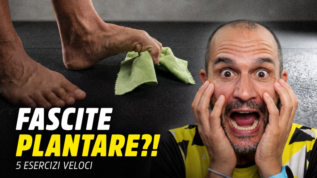 Esercizi fascite plantare